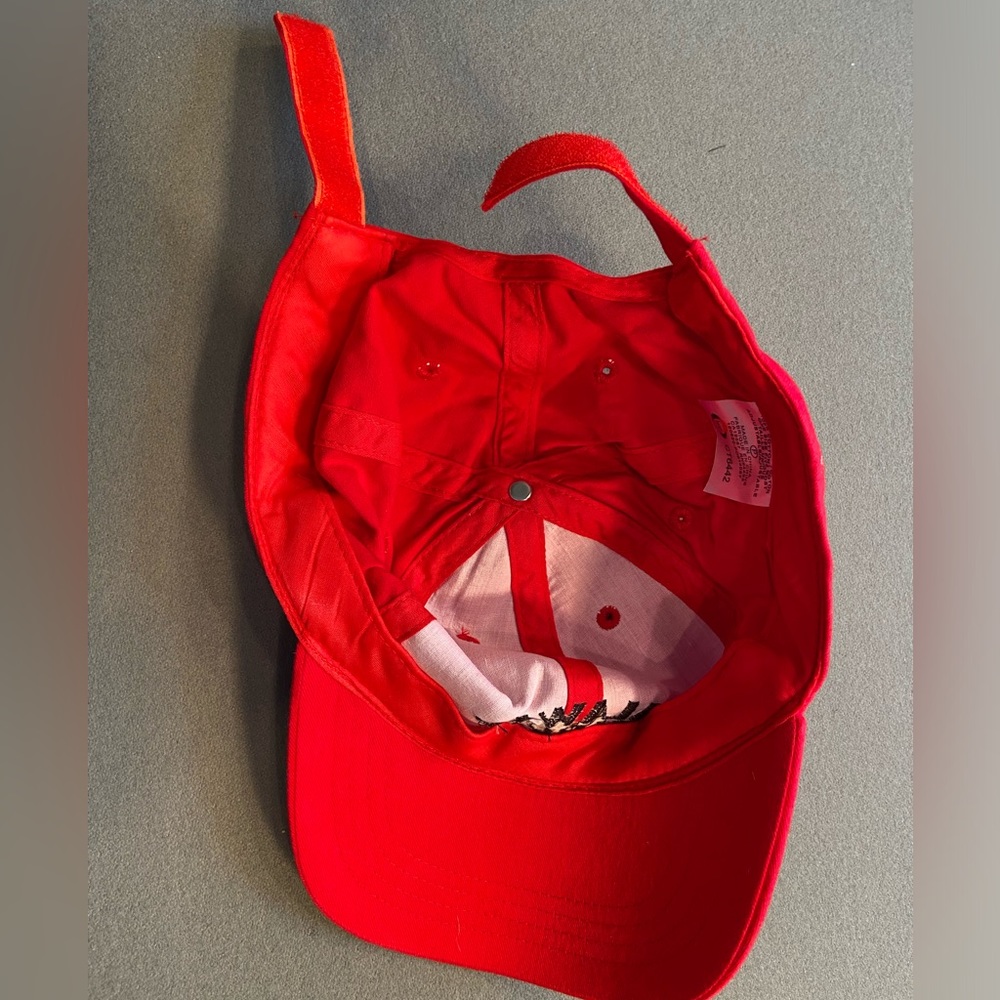 Caraway Park Red Baseball Cap Hat, Lid, Unisex Men‎ Women - Picture 4 of 4